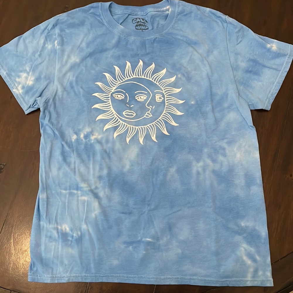 Blue Tie Dye Shirt